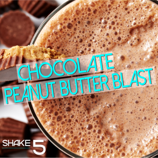 SHAKE 5 Premium Pure Whey Protein Shake Mix - Chocolate Peanut Butter Blast